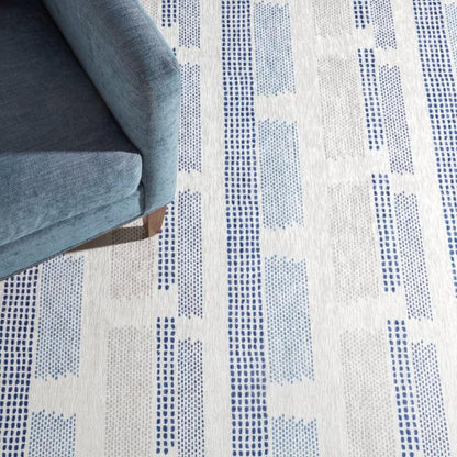 Rug - Machine-Washable - Tread Lightly Navy