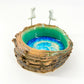 Sculpture - Small Pond, Two Birds - Ceramic