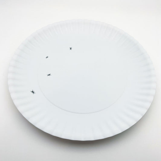 Platter - Melamine "Paper Plate" - Ants