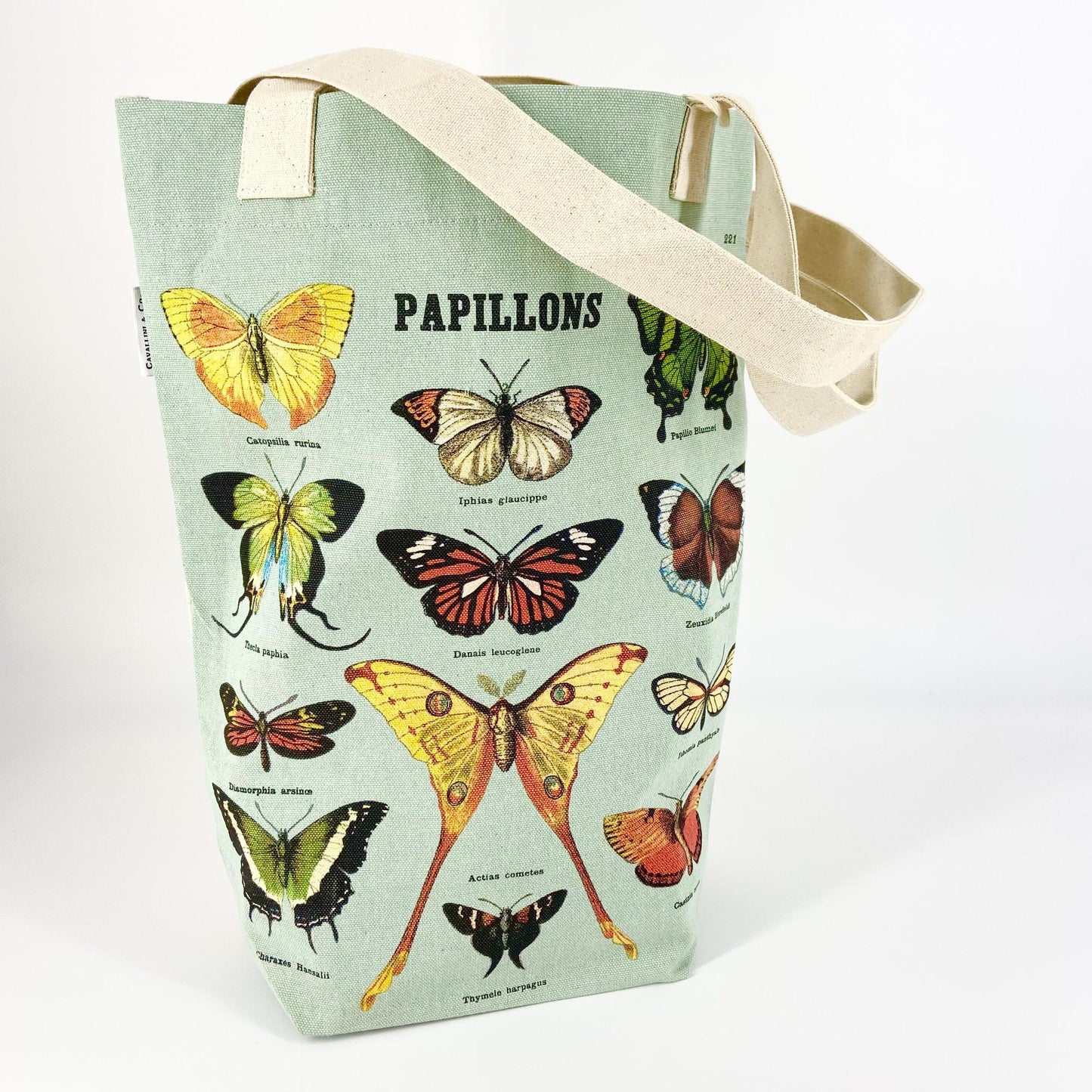 Tote - Printed Canvas - Butterflies