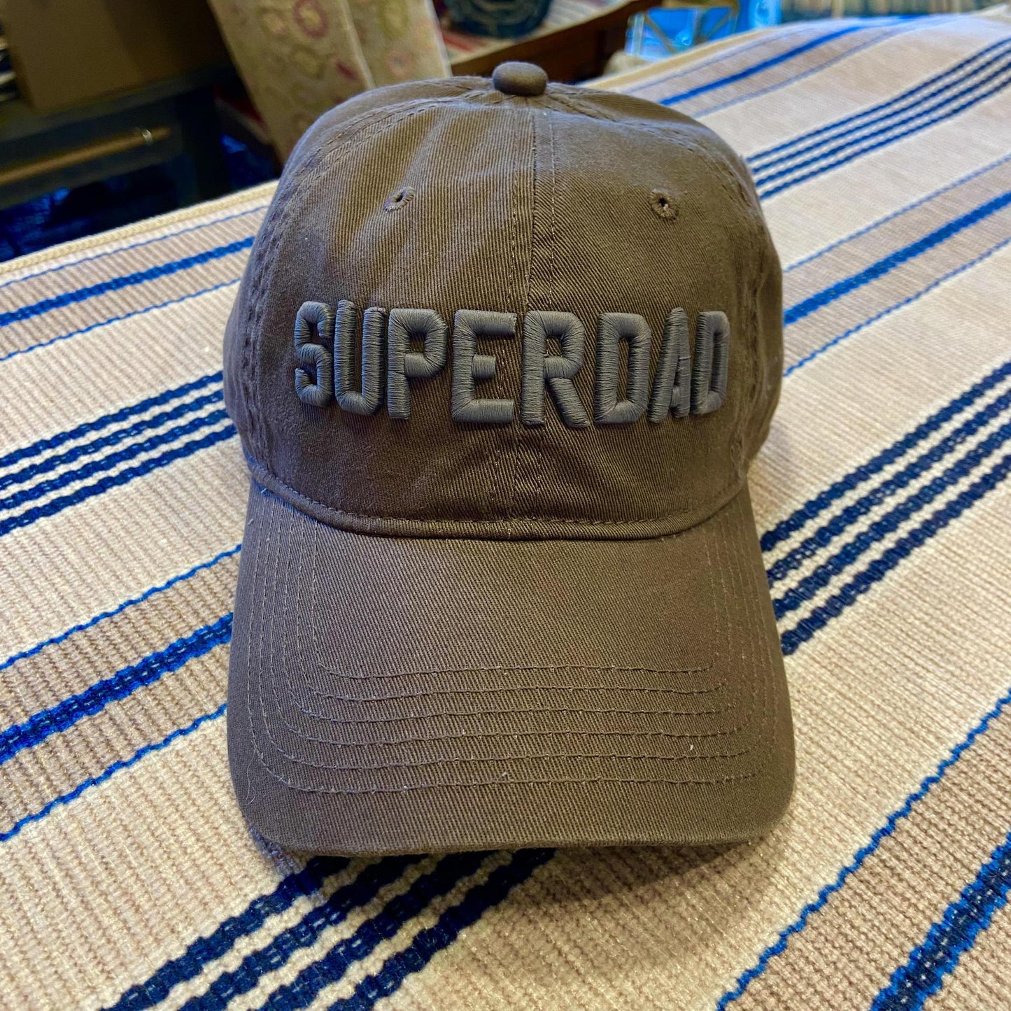 Ballcap - SUPERDAD - Grey on Grey