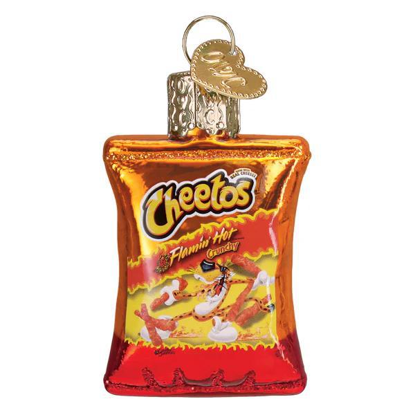 Ornament - Blown Glass - Mini Flamin' Hot Cheetos