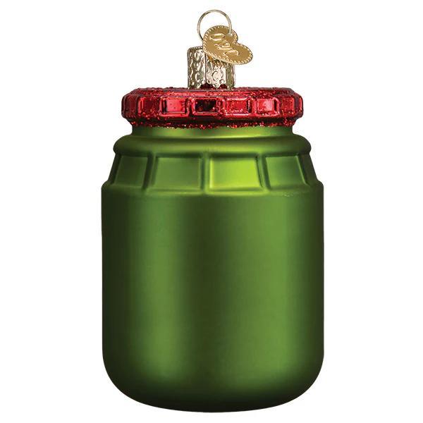 Ornament - Blown Glass - Jar of Pickles