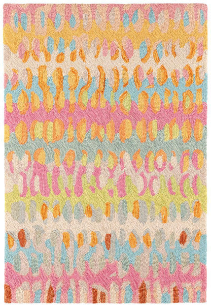 Rug - Micro Hooked Wool - Paint Chip Confetti