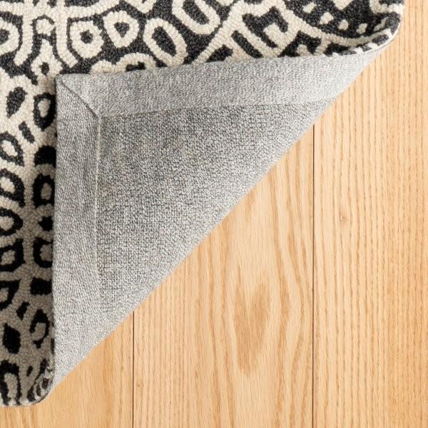 Rug - Micro Hooked Wool - Temple Charcoal