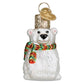 Ornament - Blown Glass - Mini Polar Bear