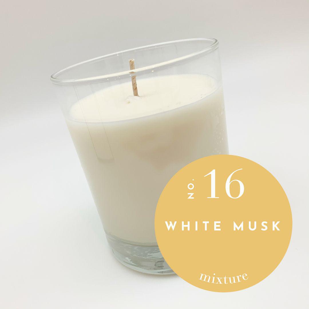 Candle - White Musk - 10 oz