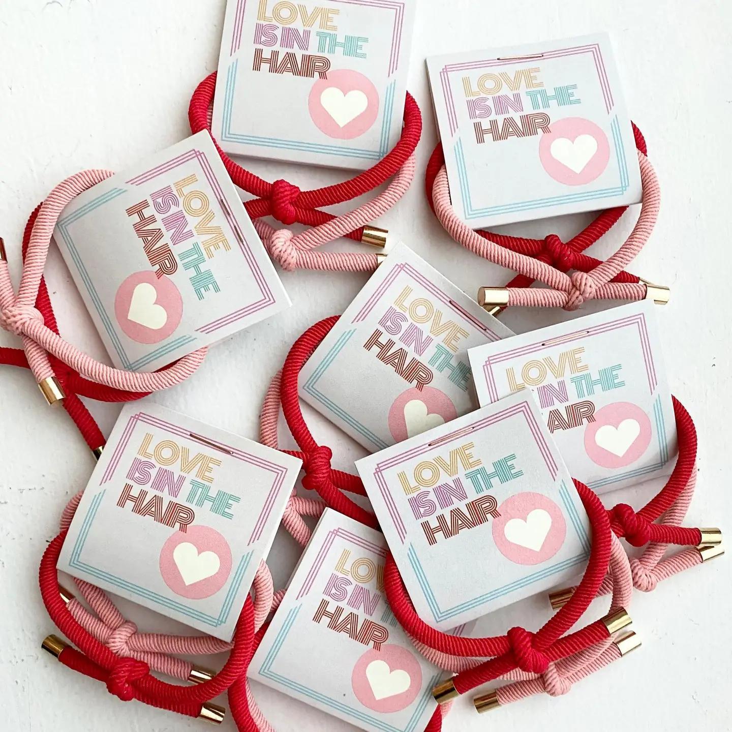 Hair Tie Set - Love Is In The Hair - Set/2