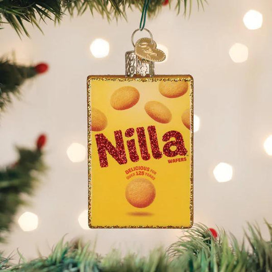 Ornament - Blown Glass - Nilla Wafers