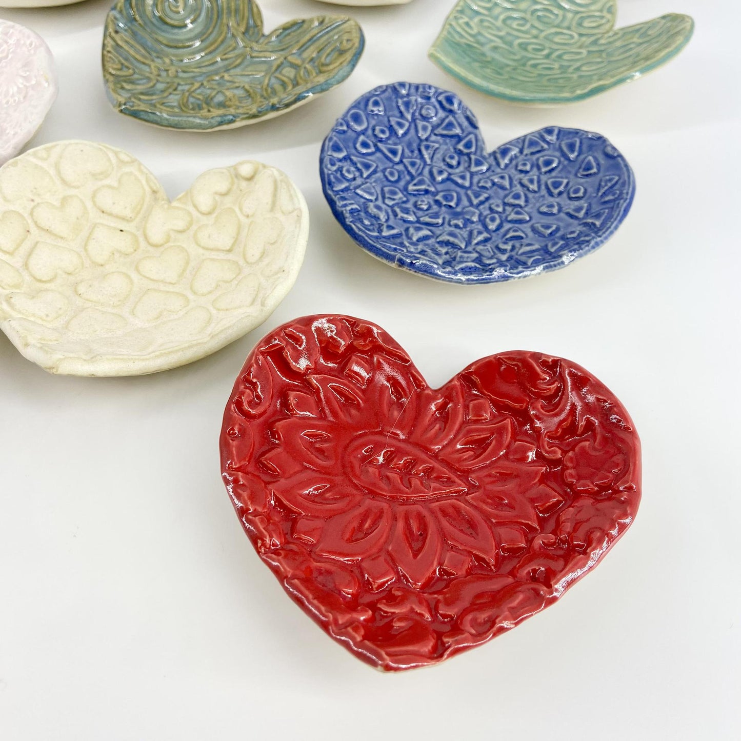 Tray - Heart Shaped Ceramic - Handmade Originals