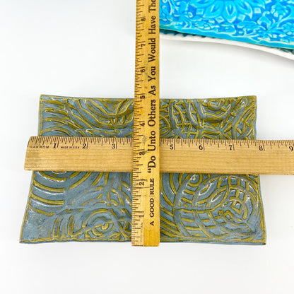 Tray - Rectangle Ceramic - Handmade Original