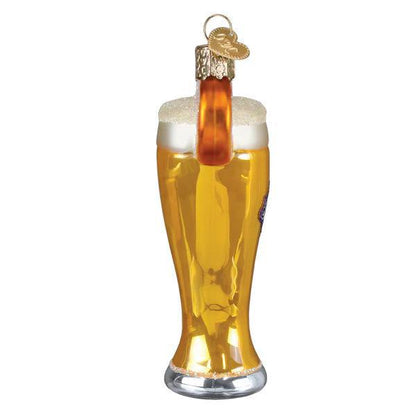 Ornament - Blown Glass - Glass of Blue Moon Beer