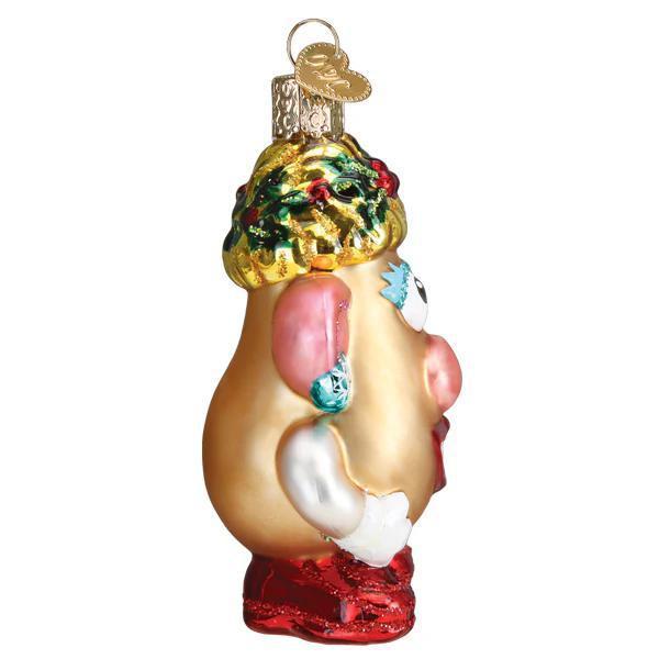 Ornament - Blown Glass - Mrs. Potato Head