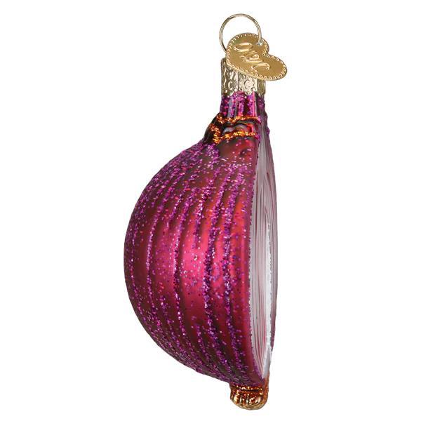 Ornament - Blown Glass - Red Onion