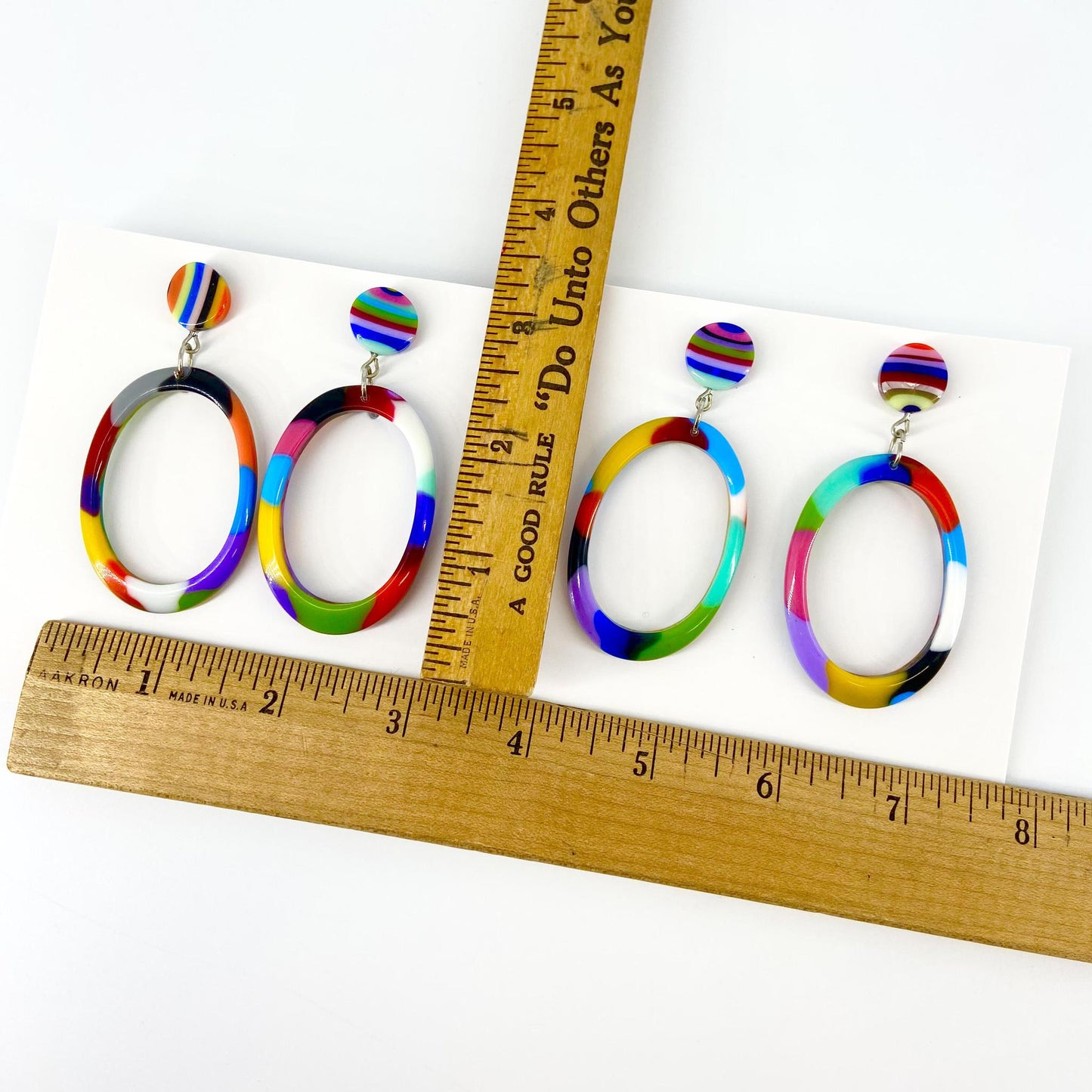 Earrings - Resin Originals - Hoop Posts