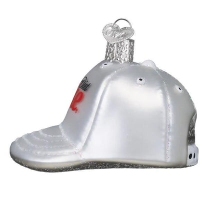 Ornament - Blown Glass - Diet Coke Baseball Cap