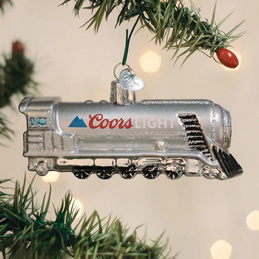 Ornament - Blown Glass - Coors Light Chill Train