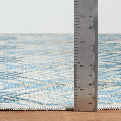 Rug - Machine Washable - Seneca Blue
