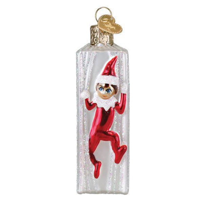 Ornament - Blown Glass - The Elf on the Shelf