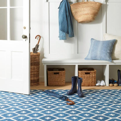 Rug - Machine-Washable - Elizabeth Navy