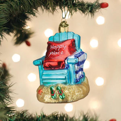 Ornament - Blown Glass - Happy Place