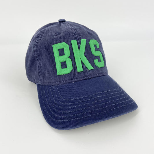 Ballcap - BKS - Kelly Green on Navy