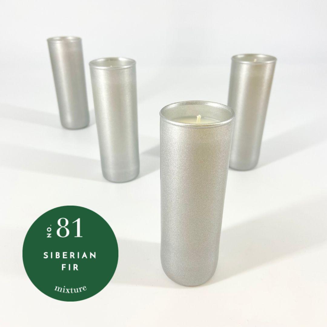 Candle - Siberian Fir in Silvered Glass - 2 oz