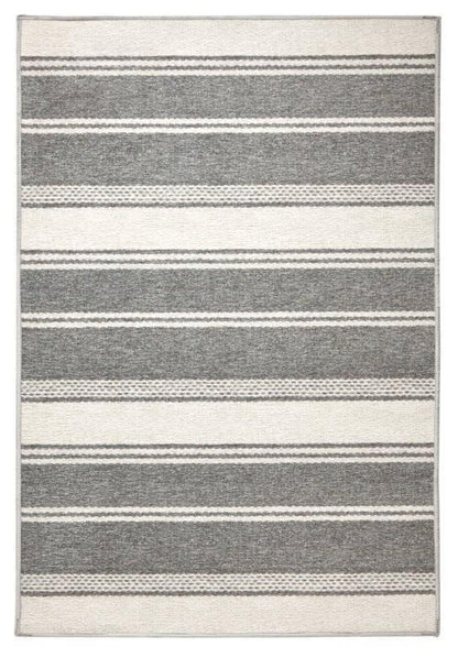 Rug - Machine Washable - Bowman Stripe Grey