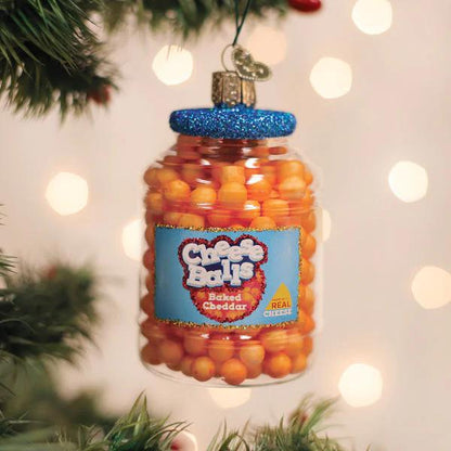 Ornament - Blown Glass - Cheese Balls