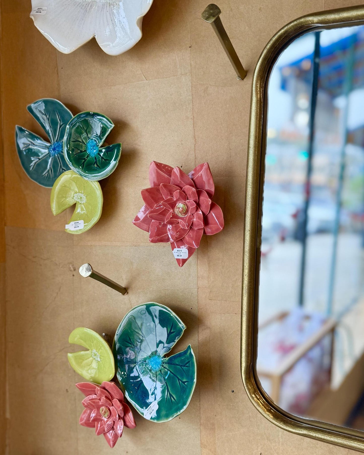 Art - Double Lily Pad - Ceramic