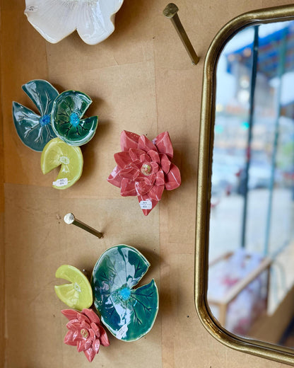 Art - Double Lily Pad - Ceramic