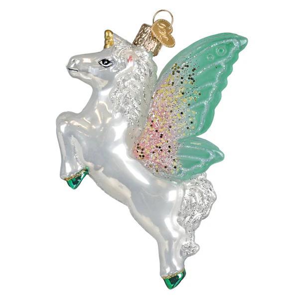 Ornament - Blown Glass - Radiant Pegasus