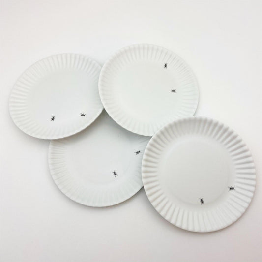 Plate - 6" "Paper Plate" Ants - Melamine