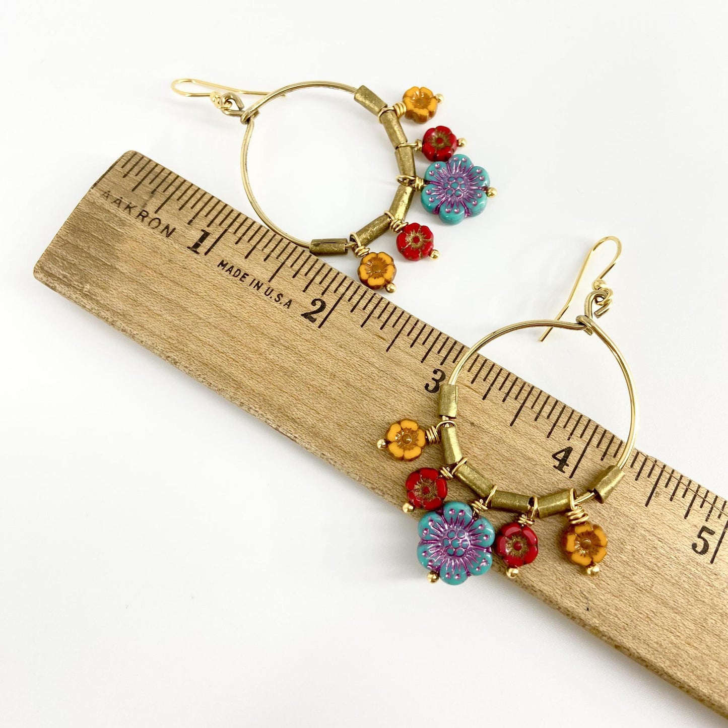 Earrings - "Tutti Frutti" Flower Power