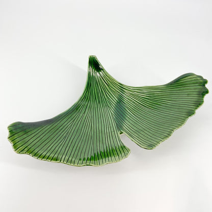 Ceramic Wall Art - Gingko - Green - Medium