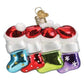 Ornament - Blown Glass - Snow Family of 4