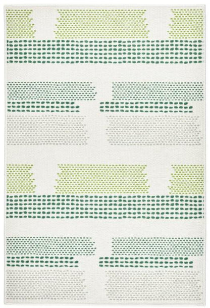 Rug - Machine-Washable - Tread Lightly Green
