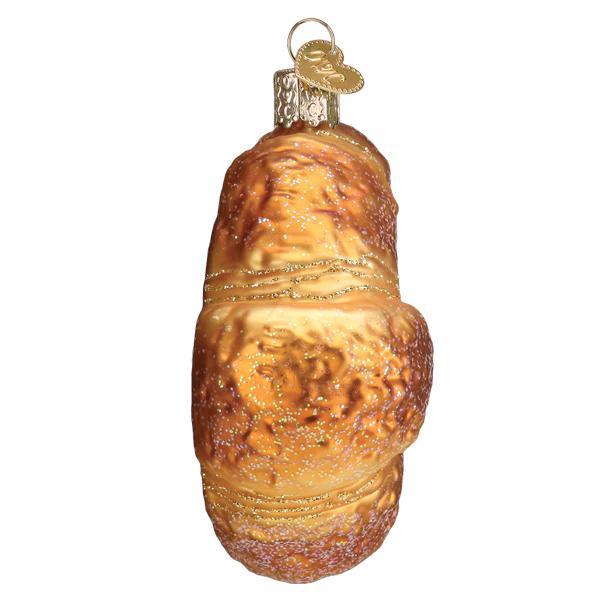 Ornament - Blown Glass - Croissant
