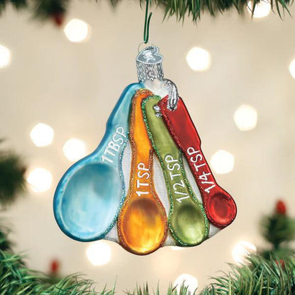 Ornament - Blown Glass - Measuring Spoons