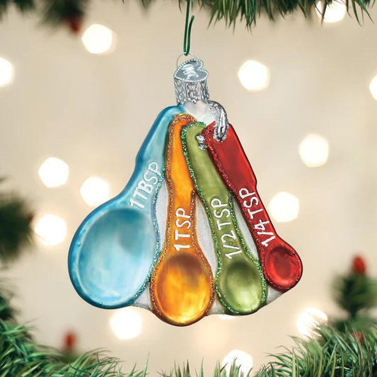 Ornament - Blown Glass - Measuring Spoons
