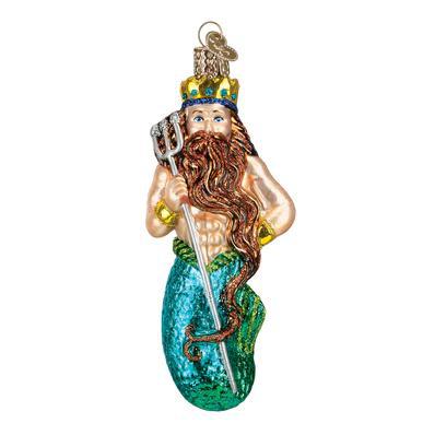 Ornament - Blown Glass - Neptune