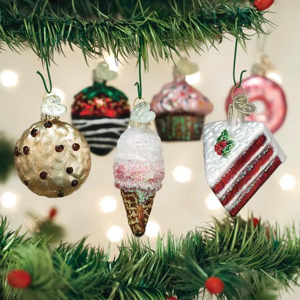Ornament - Blown Glass - Mini Dessert