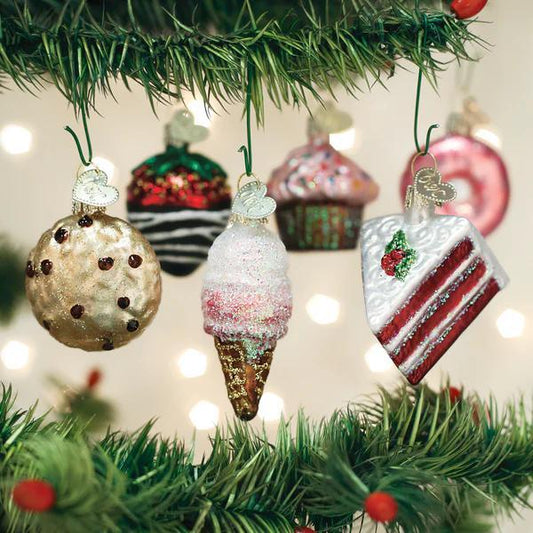 Ornament - Blown Glass - Mini Dessert