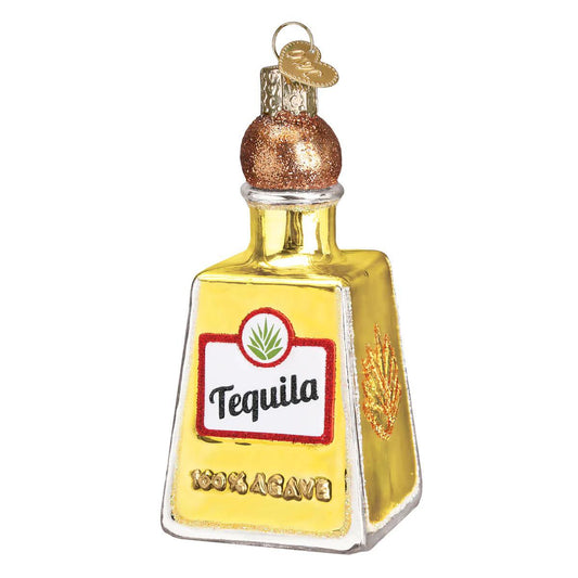 Ornament - Blown Glass - Tequila Bottle