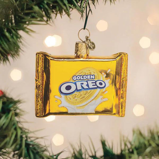Ornament - Blown Glass - OREO Golden Sandwich Cookies