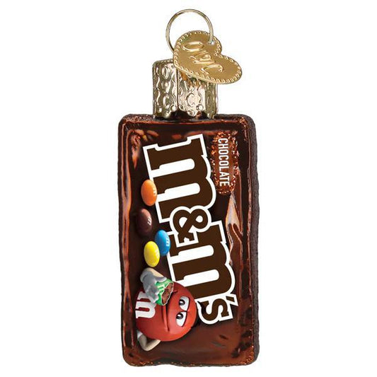 Ornament - Blown Glass - Mini M&M's Bag