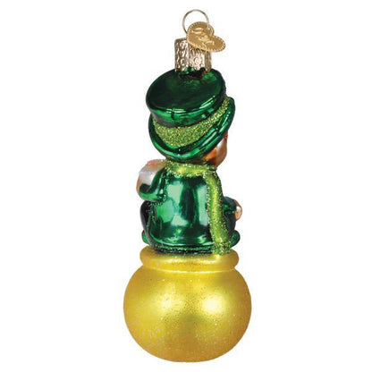 Ornament - Blown Glass - Lucky the Leprechaun