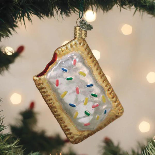 Ornament - Blown Glass - Toaster Pastry