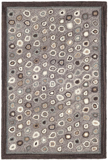 Rug - Micro Hooked Wool - Cat's Paw Grey
