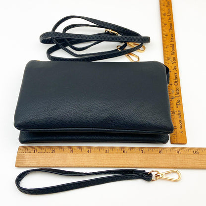 4 in 1 Handbag - Crossbody/Clutch/Wristlet - Kelly Green